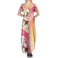 Aloha Hawaii Festive Family Matching Summer Maxi Dress and Hawaiian Shirt Frangipani Lace Classic - Spring Vibes LT7 - Polynesian Pride