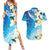 Aloha Hawaii Festive Couples Matching Summer Maxi Dress and Hawaiian Shirt Frangipani Lace Classic - Oceanic
