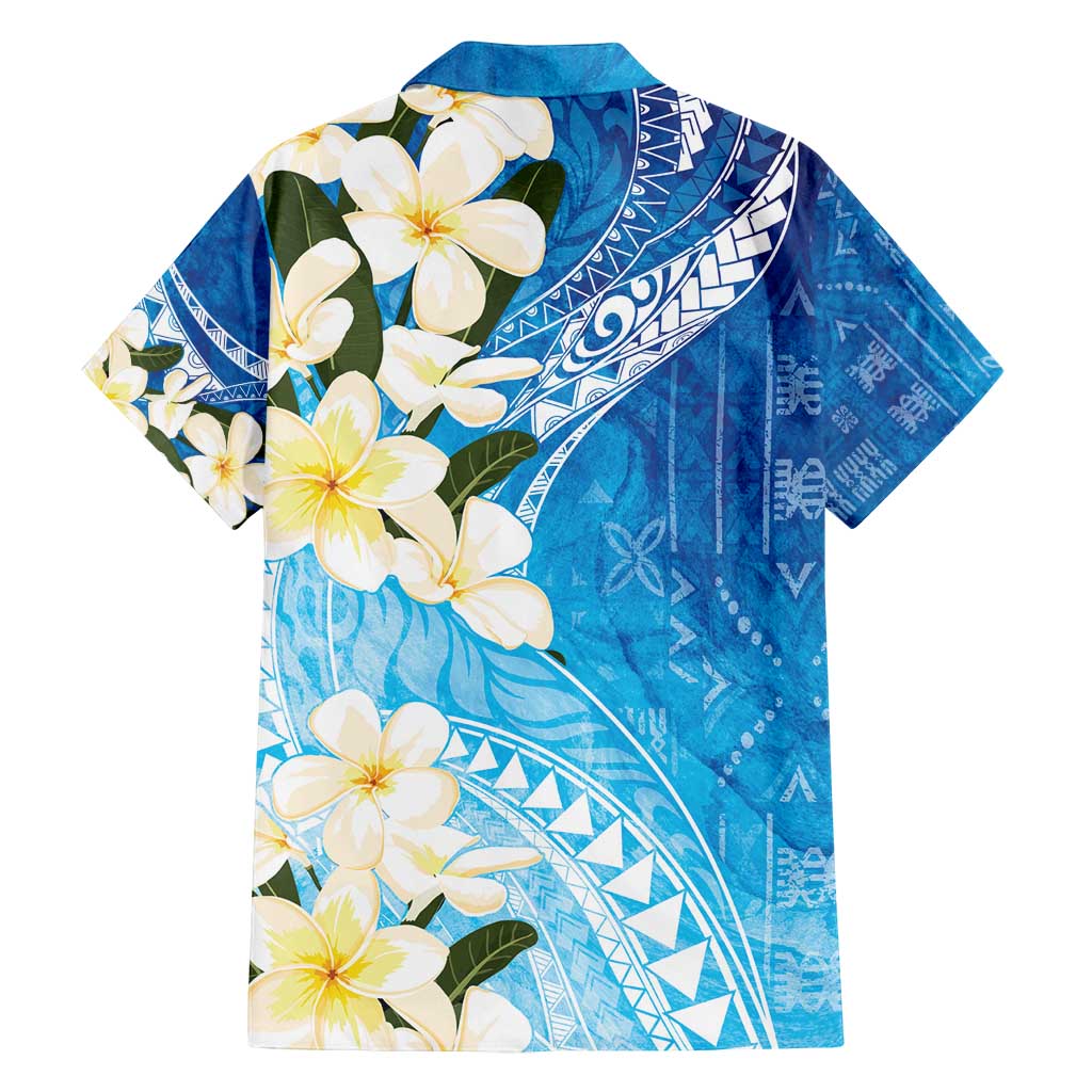 Aloha Hawaii Festive Family Matching Long Sleeve Bodycon Dress and Hawaiian Shirt Frangipani Lace Classic - Oceanic LT7 - Polynesian Pride
