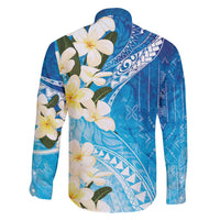 Aloha Hawaii Festive Family Matching Short Sleeve Bodycon Dress and Hawaiian Shirt Frangipani Lace Classic - Oceanic LT7 - Polynesian Pride