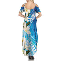 Aloha Hawaii Festive Family Matching Summer Maxi Dress and Hawaiian Shirt Frangipani Lace Classic - Oceanic LT7 - Polynesian Pride