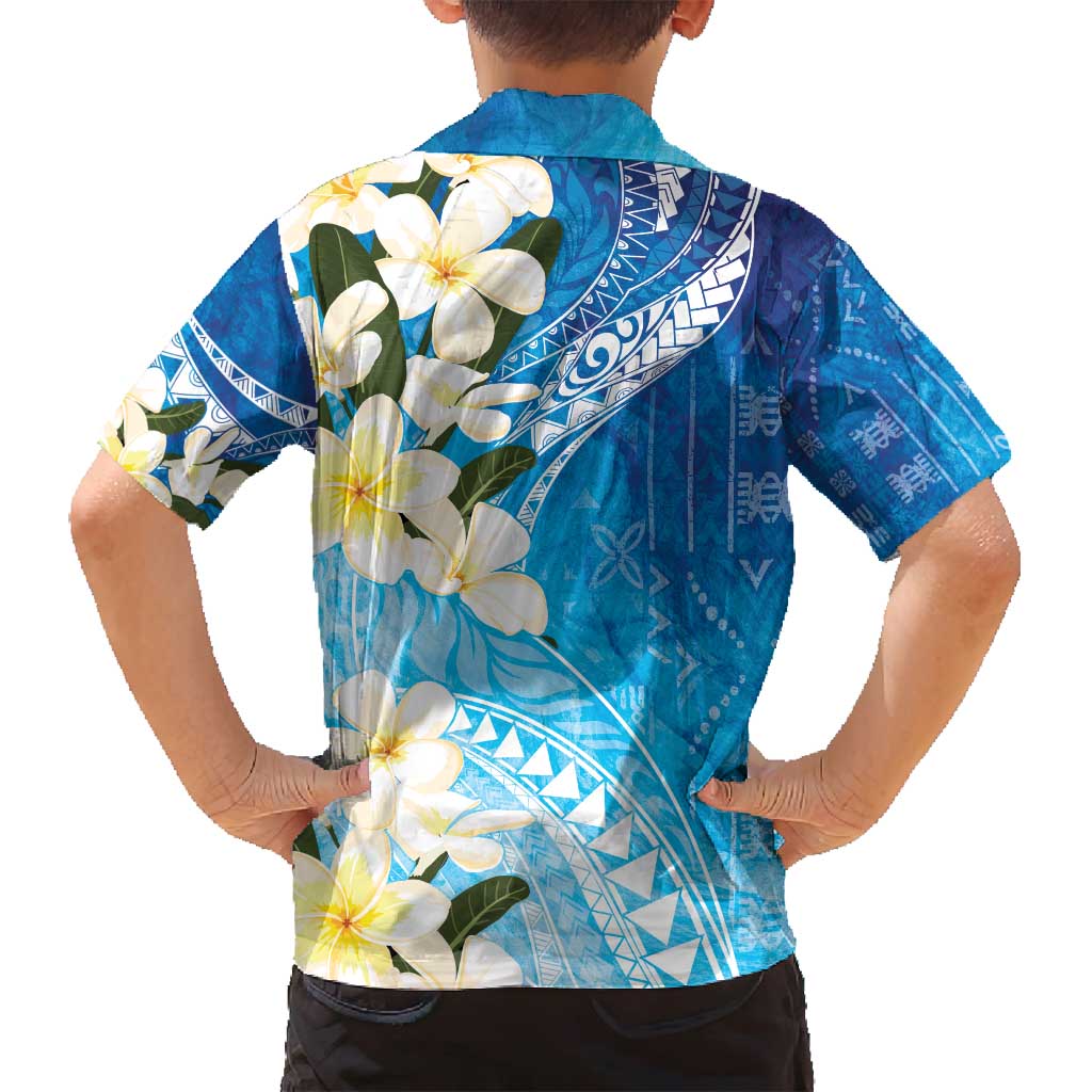 Aloha Hawaii Festive Family Matching Tank Maxi Dress and Hawaiian Shirt Frangipani Lace Classic - Oceanic LT7 - Polynesian Pride