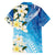 Aloha Hawaii Festive Family Matching Tank Maxi Dress and Hawaiian Shirt Frangipani Lace Classic - Oceanic