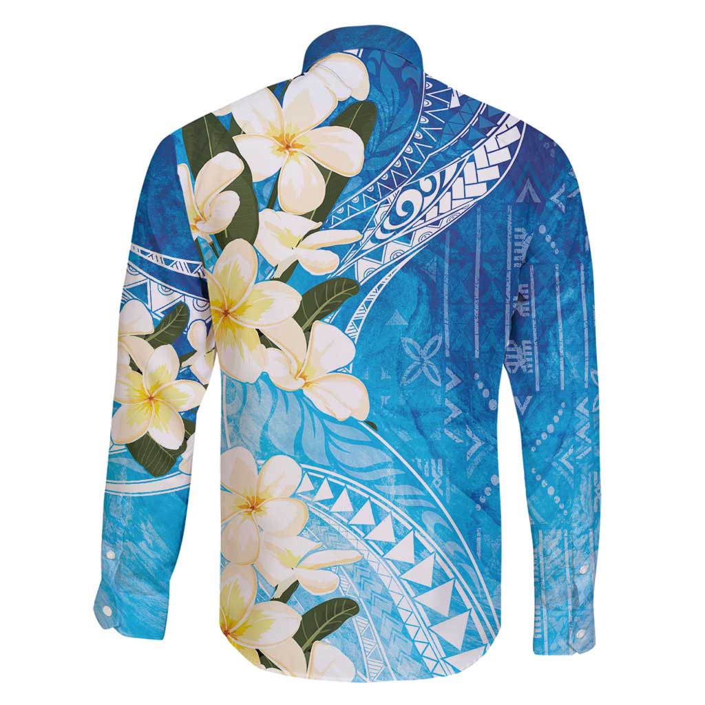 Aloha Hawaii Festive Family Matching Tank Maxi Dress and Hawaiian Shirt Frangipani Lace Classic - Oceanic LT7 - Polynesian Pride