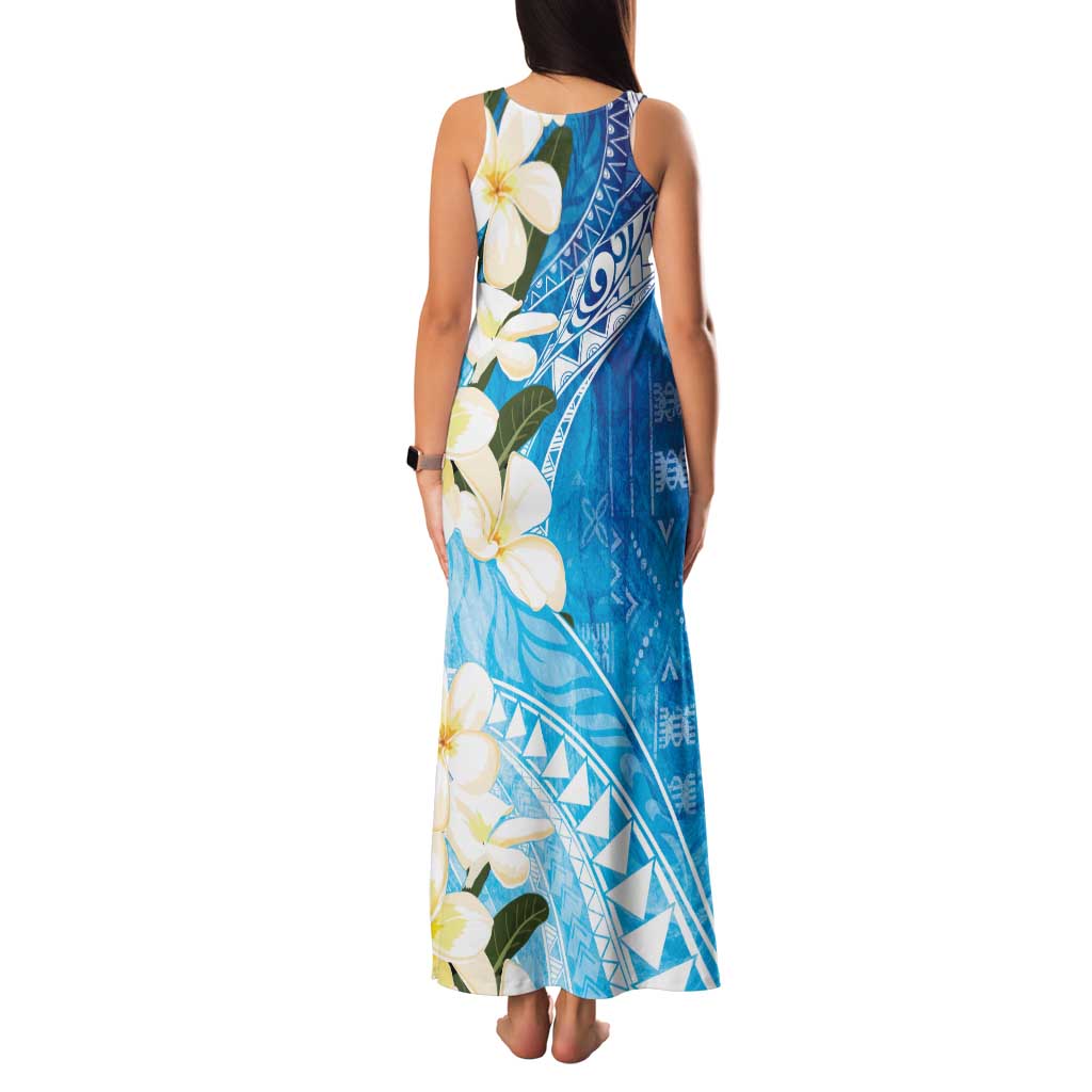 Aloha Hawaii Festive Family Matching Tank Maxi Dress and Hawaiian Shirt Frangipani Lace Classic - Oceanic LT7 - Polynesian Pride