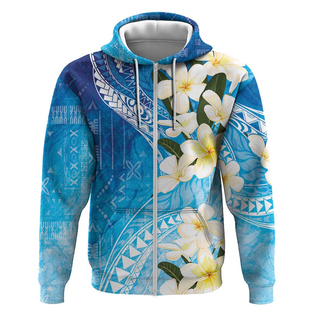Aloha Hawaii Festive Hoodie Frangipani Lace Classic - Oceanic