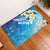 Aloha Hawaii Festive Rubber Doormat Frangipani Lace Classic - Oceanic