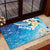 Aloha Hawaii Festive Rubber Doormat Frangipani Lace Classic - Oceanic