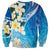 Aloha Hawaii Festive Sweatshirt Frangipani Lace Classic - Oceanic