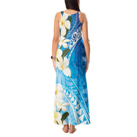 Aloha Hawaii Festive Tank Maxi Dress Frangipani Lace Classic - Oceanic LT7 - Polynesian Pride
