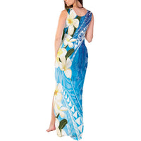 Aloha Hawaii Festive Tank Maxi Dress Frangipani Lace Classic - Oceanic LT7 - Polynesian Pride