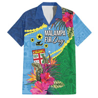 Personalized Malampa Fiji Day Together We Grow Family Matching Off Shoulder Maxi Dress and Hawaiian Shirt Special Tapa Mix LT7 Dad's Shirt - Short Sleeve Colorful - Polynesian Pride
