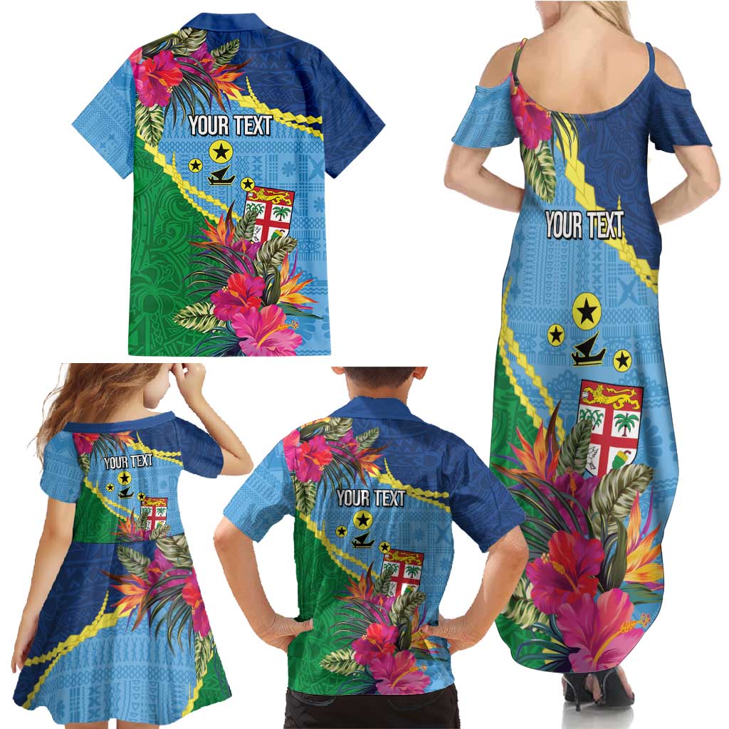 Personalized Malampa Fiji Day Together We Grow Family Matching Summer Maxi Dress and Hawaiian Shirt Special Tapa Mix LT7 - Polynesian Pride
