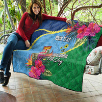 Personalized Malampa Fiji Day Together We Grow Quilt Special Tapa Mix LT7 - Polynesian Pride