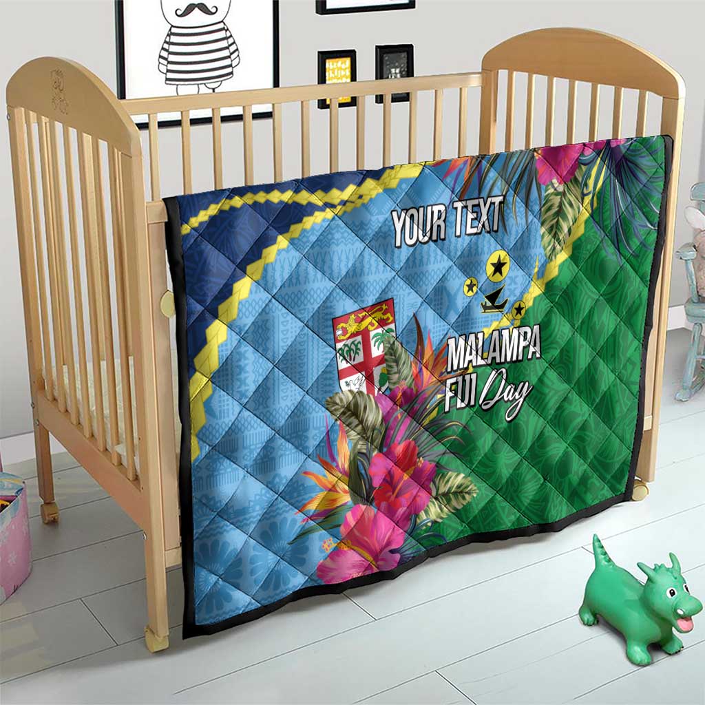 Personalized Malampa Fiji Day Together We Grow Quilt Special Tapa Mix LT7 - Polynesian Pride