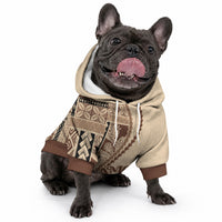 Samoa Siapo Motif Pet Hoodie Classic Style LT7 - Polynesian Pride