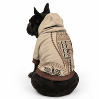 Samoa Siapo Motif Pet Hoodie Classic Style LT7 - Polynesian Pride
