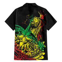 Personalised Reggae Jawaiian Festive Family Matching Mermaid Dress and Hawaiian Shirt Mix Polynesian LT7 - Polynesian Pride