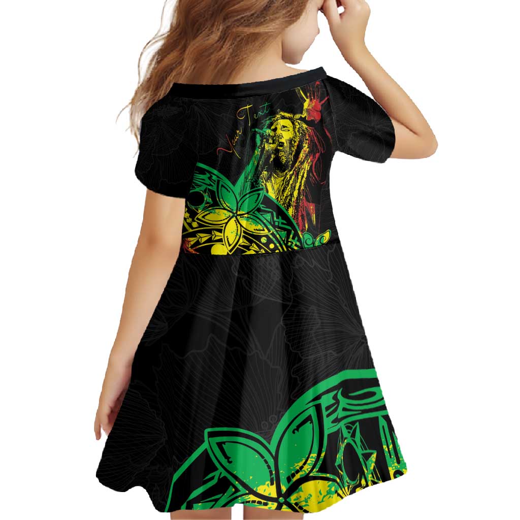 Personalised Reggae Jawaiian Festive Family Matching Tank Maxi Dress and Hawaiian Shirt Mix Polynesian LT7 - Polynesian Pride