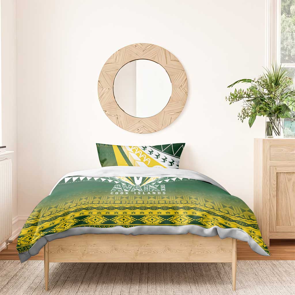 Cook Islands Rugby Bedding Set Kuki Avaiki - Polynesian Pride