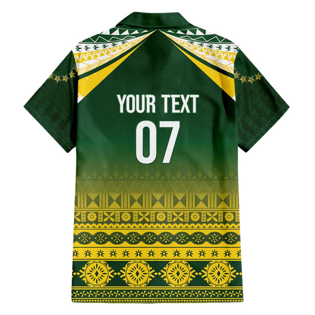 Cook Islands Rugby Custom Family Matching Off Shoulder Short Dress and Hawaiian Shirt Kuki Avaiki - Polynesian Pride