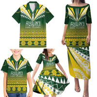 Cook Islands Rugby Custom Family Matching Puletasi and Hawaiian Shirt Kuki Avaiki - Polynesian Pride