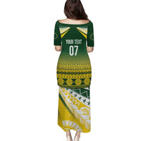Cook Islands Rugby Custom Family Matching Puletasi and Hawaiian Shirt Kuki Avaiki - Polynesian Pride