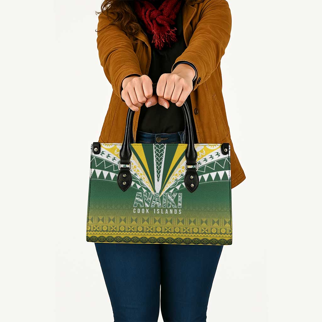 Cook Islands Rugby Leather Bag Kuki Avaiki - Polynesian Pride