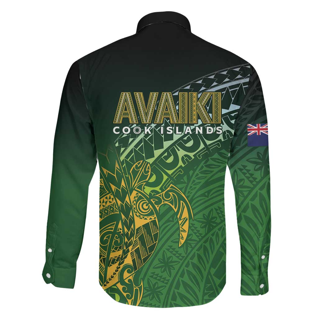 Cook Islands Rugby Kuki Avaiki Family Matching Puletasi and Hawaiian Shirt Tribal Turtle LT7 - Polynesian Pride