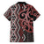 Maori Taniko Patterns Hawaiian Shirt Brown Patiki Motifs Mix Whakairo Ngaru