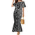 Maori Taniko Patterns Mermaid Dress Black Patiki Motifs Mix Whakairo Ngaru