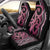 Maori Taniko Patterns Car Seat Cover Pink Patiki Motifs Mix Whakairo Ngaru