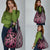 Maori Taniko Patterns Grocery Bag Pink Patiki Motifs Mix Whakairo Ngaru