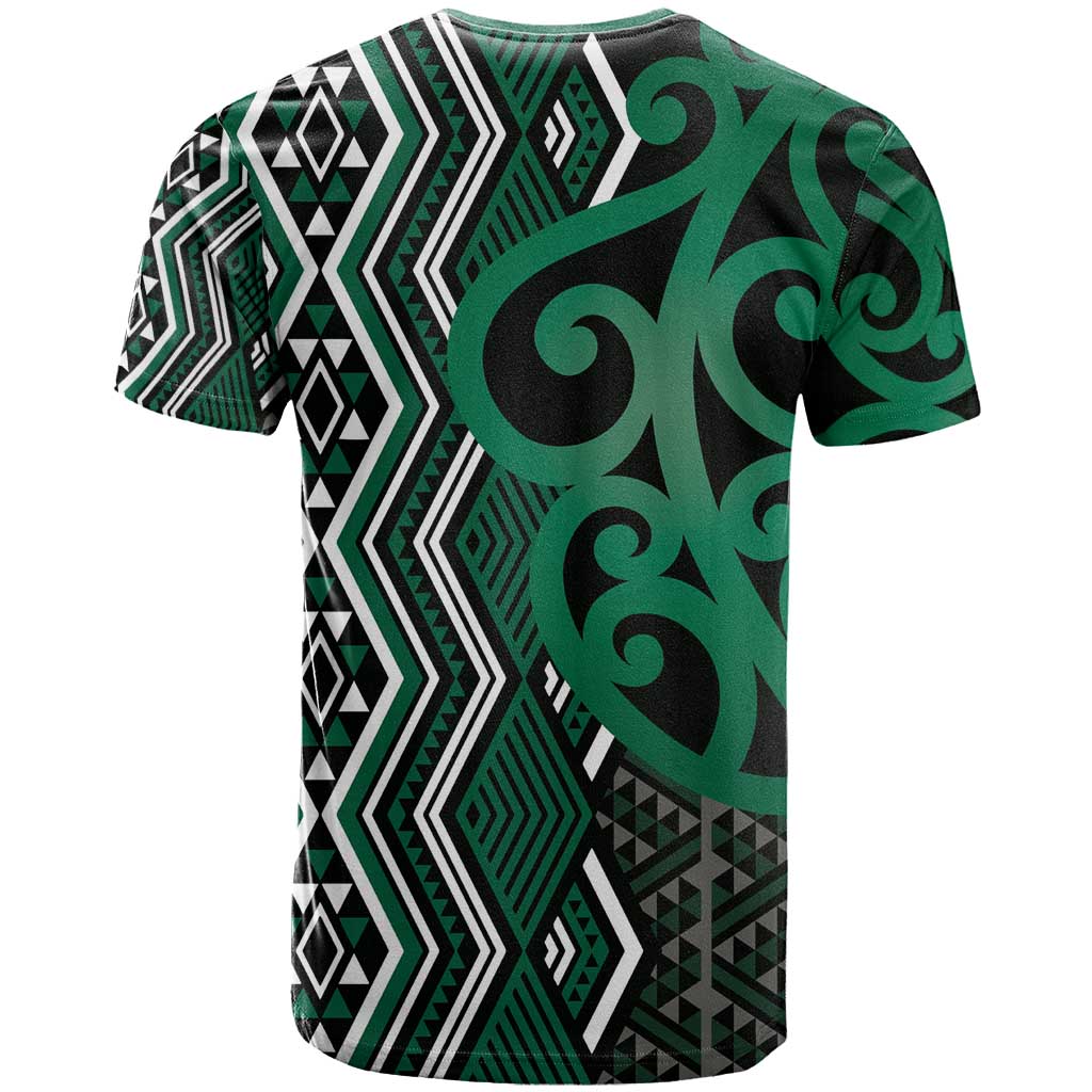 Maori Taniko Patterns T Shirt Pounamu Patiki Motifs Mix Whakairo Ngaru