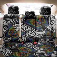 Aotearoa Takatapui Pride Back Car Seat Cover Rainbow Butterfly - Free To Love LT7 - Polynesian Pride