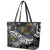 Aotearoa Takatapui Pride Leather Tote Bag Rainbow Butterfly - Free To Love