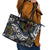 Aotearoa Takatapui Pride Leather Tote Bag Rainbow Butterfly - Free To Love