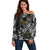 Aotearoa Takatapui Pride Off Shoulder Sweater Rainbow Butterfly - Free To Love