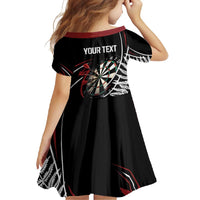 New Zealand Darts Personalised Family Matching Long Sleeve Bodycon Dress and Hawaiian Shirt Silver Fern Dynamic LT7 - Polynesian Pride