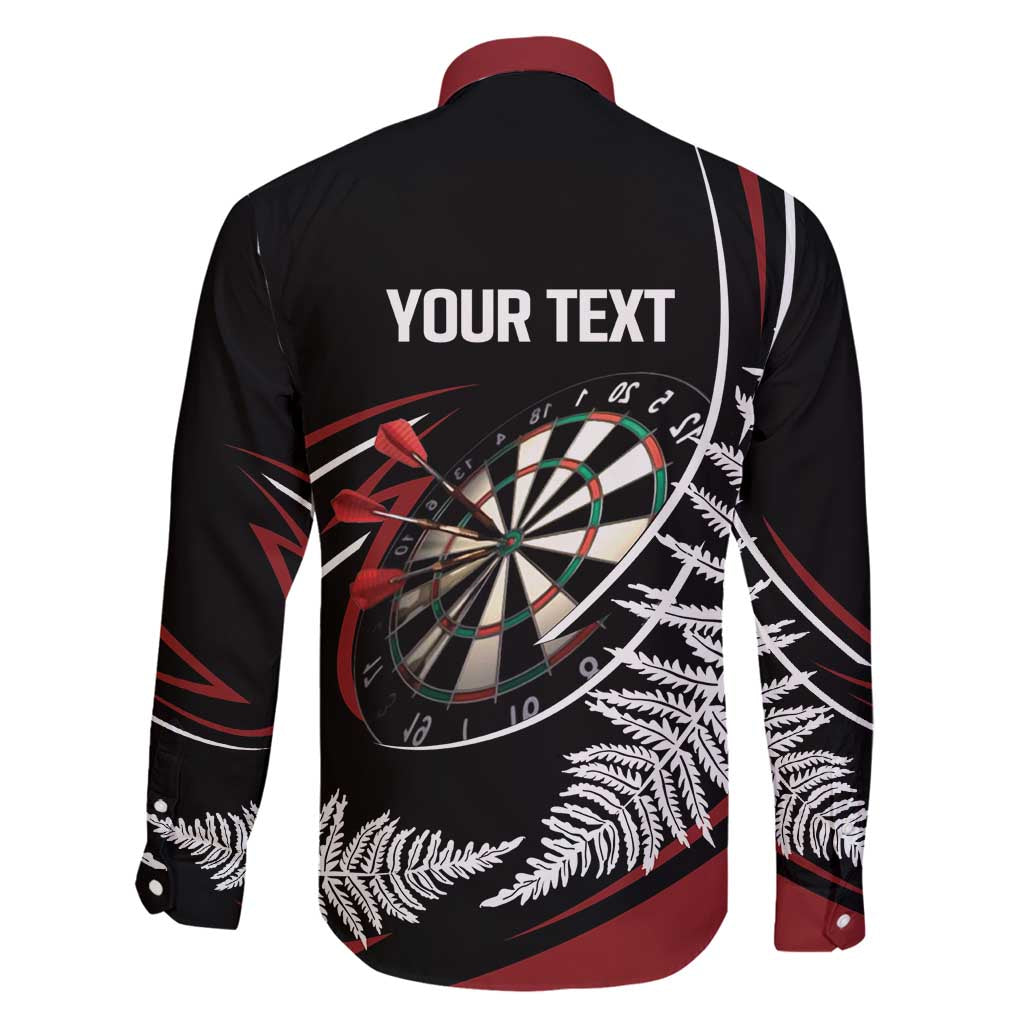 New Zealand Darts Personalised Family Matching Off Shoulder Maxi Dress and Hawaiian Shirt Silver Fern Dynamic LT7 - Polynesian Pride