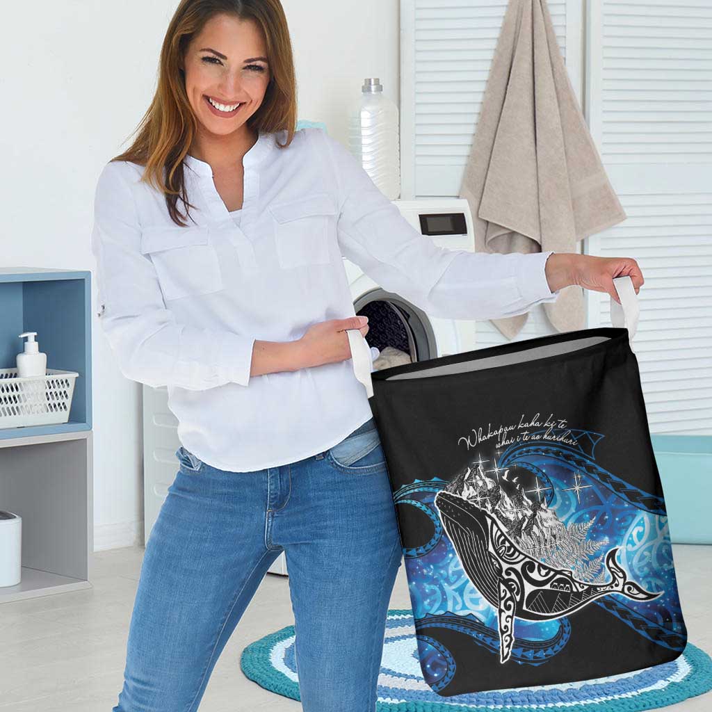 Maori Matariki Te Araroa Paikea Starry Laundry Basket Tangaroa Whakatauki