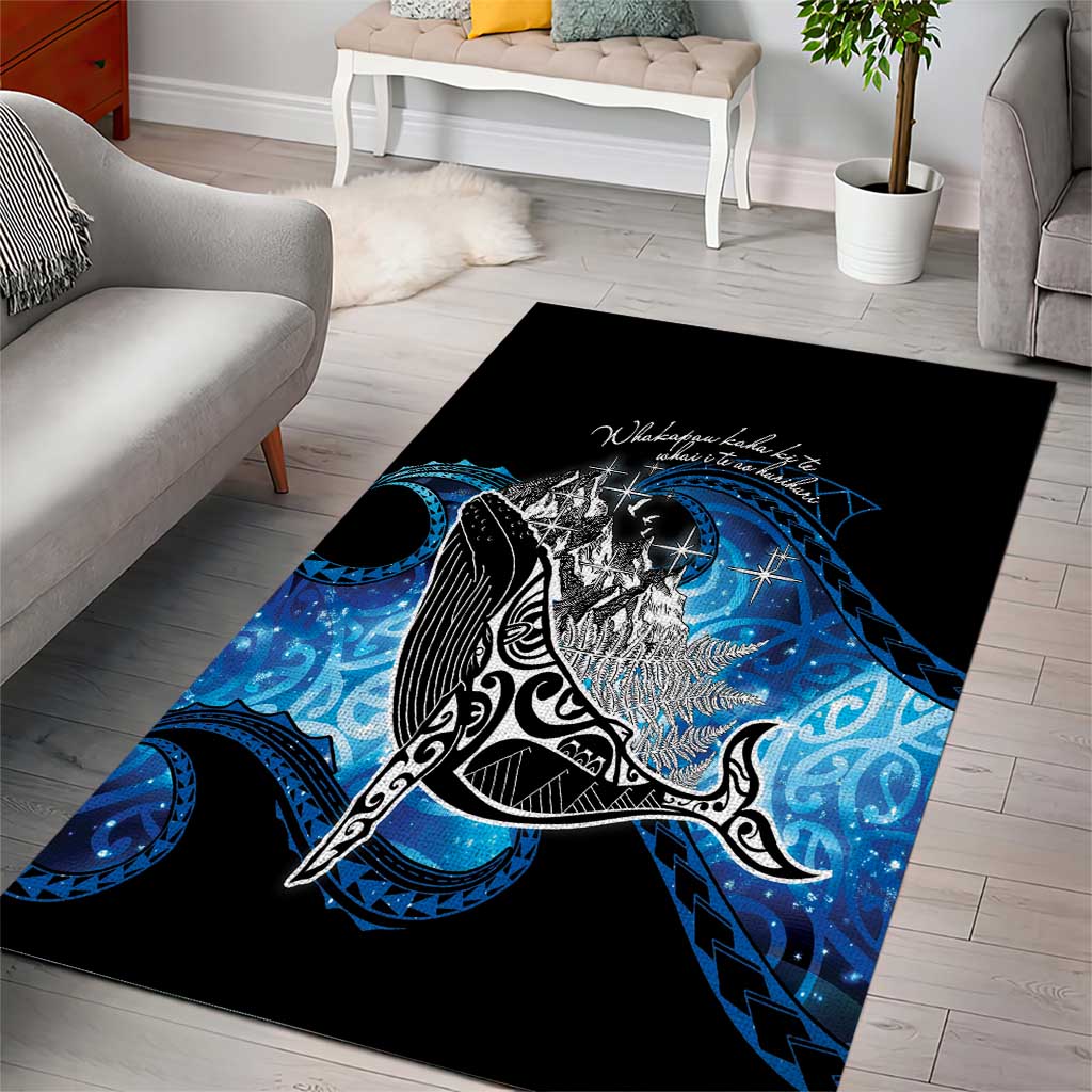 Maori Matariki Te Araroa Paikea Starry Area Rug Tangaroa Whakatauki