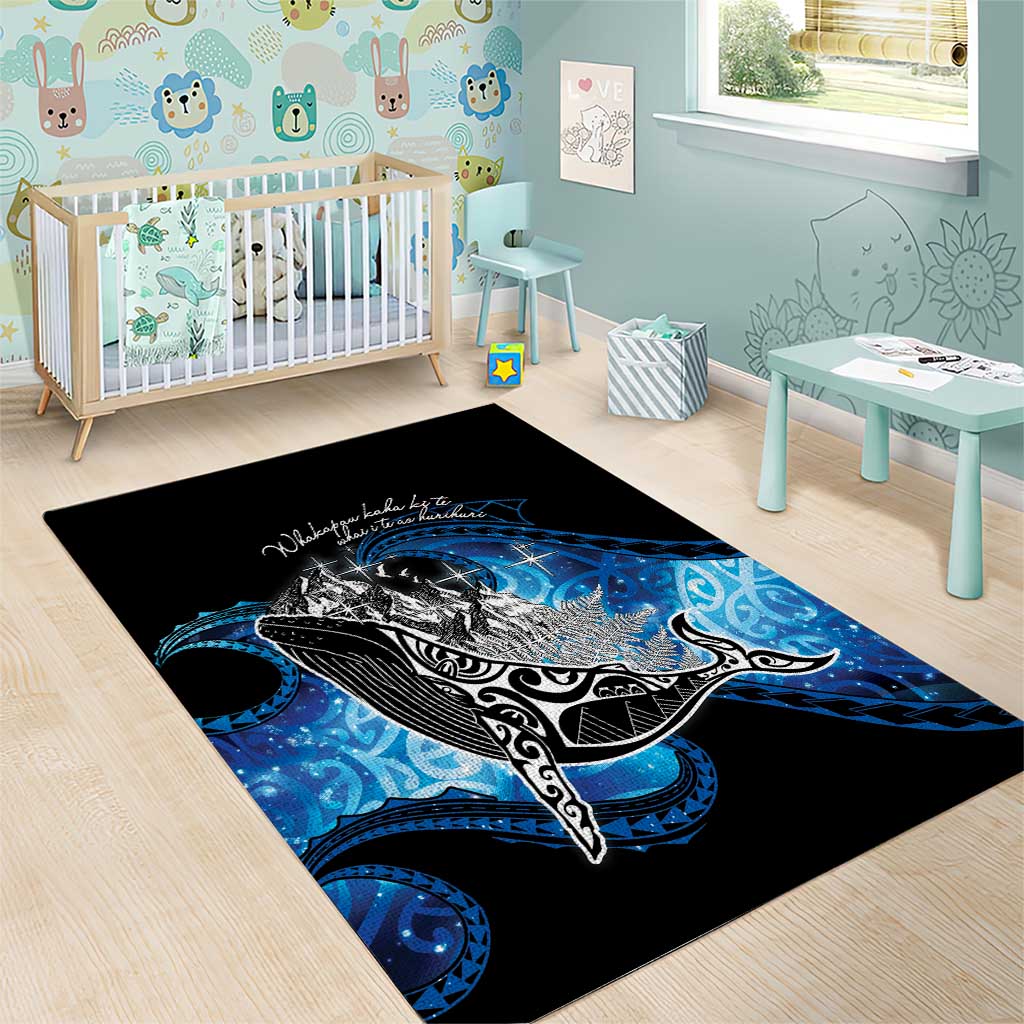 Maori Matariki Te Araroa Paikea Starry Area Rug Tangaroa Whakatauki