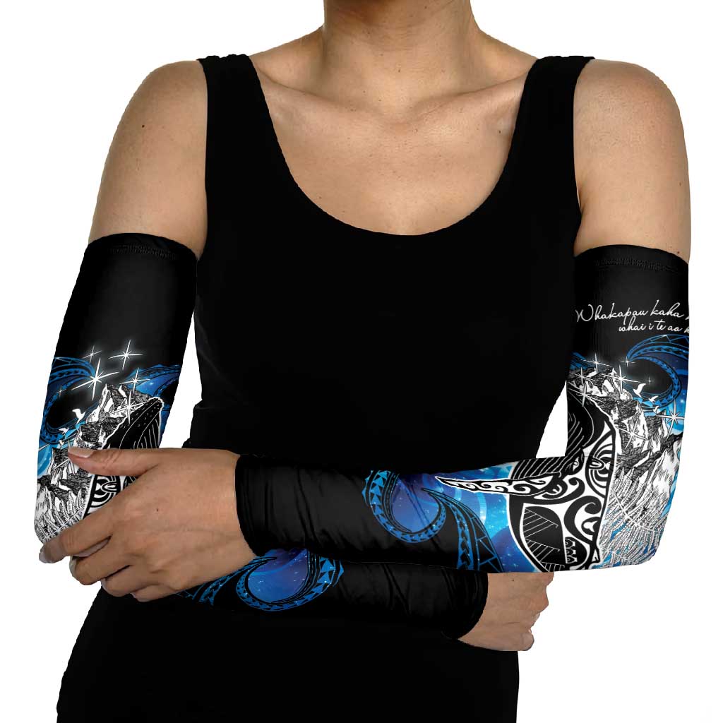 Maori Matariki Te Araroa Paikea Starry Arm Sleeves Tangaroa Whakatauki