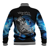 Maori Matariki Te Araroa Paikea Starry Baseball Jacket Tangaroa Whakatauki