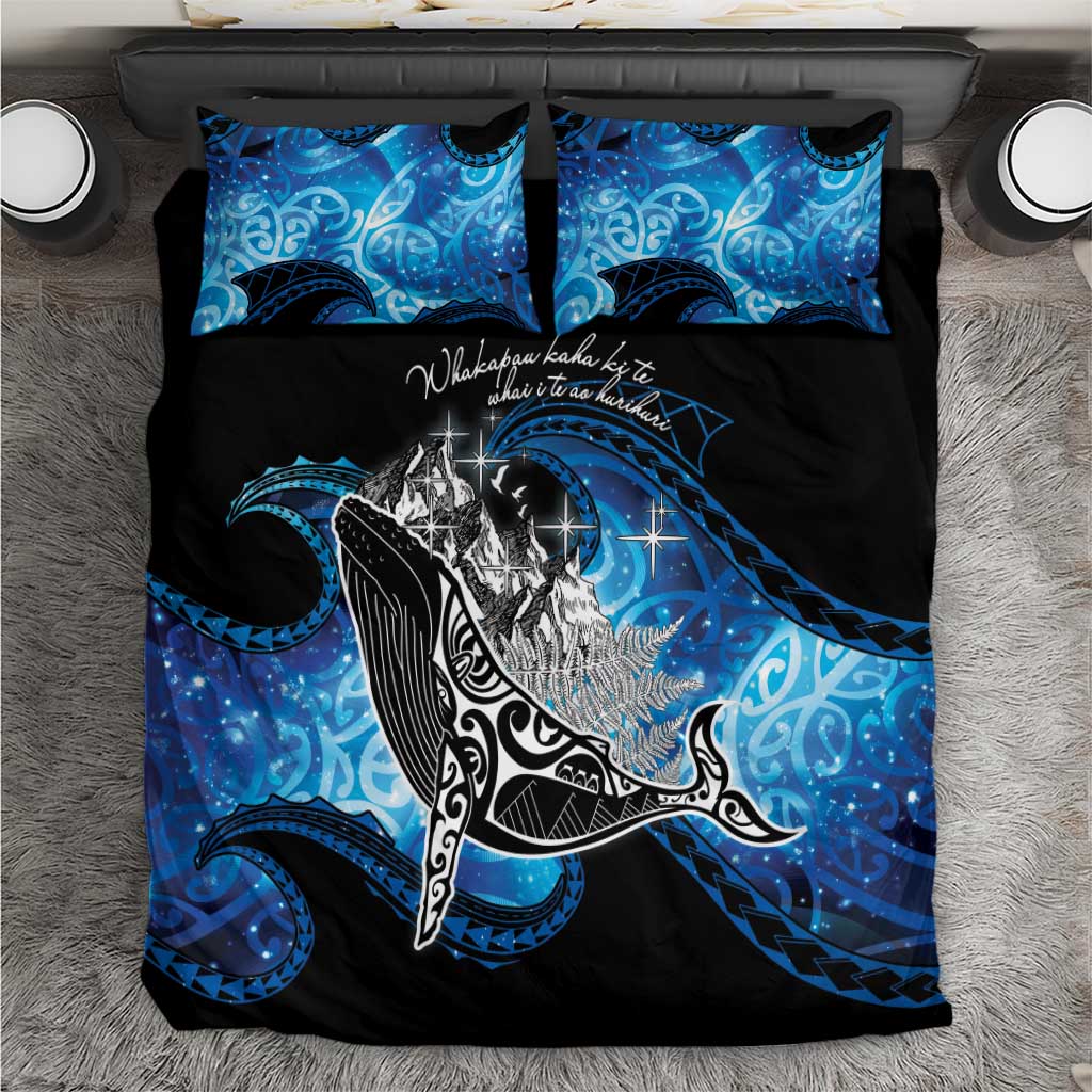 Maori Matariki Te Araroa Paikea Starry Bedding Set Tangaroa Whakatauki
