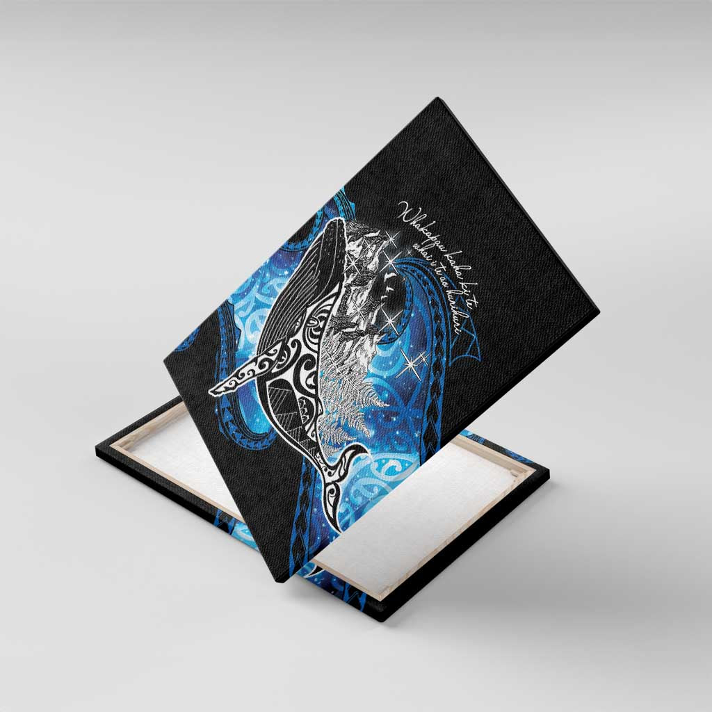 Maori Matariki Te Araroa Paikea Starry Canvas Wall Art Tangaroa Whakatauki