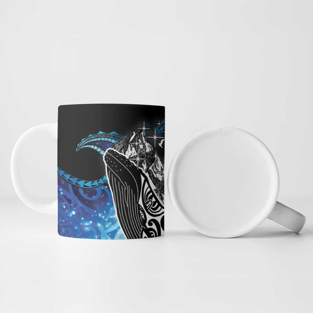 Maori Matariki Te Araroa Paikea Starry Ceramic Mug Tangaroa Whakatauki