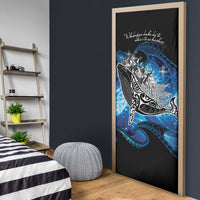 Maori Matariki Te Araroa Paikea Starry Door Cover Tangaroa Whakatauki