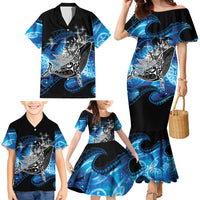 Maori Matariki Te Araroa Paikea Starry Family Matching Mermaid Dress and Hawaiian Shirt Tangaroa Whakatauki LT7 - Polynesian Pride
